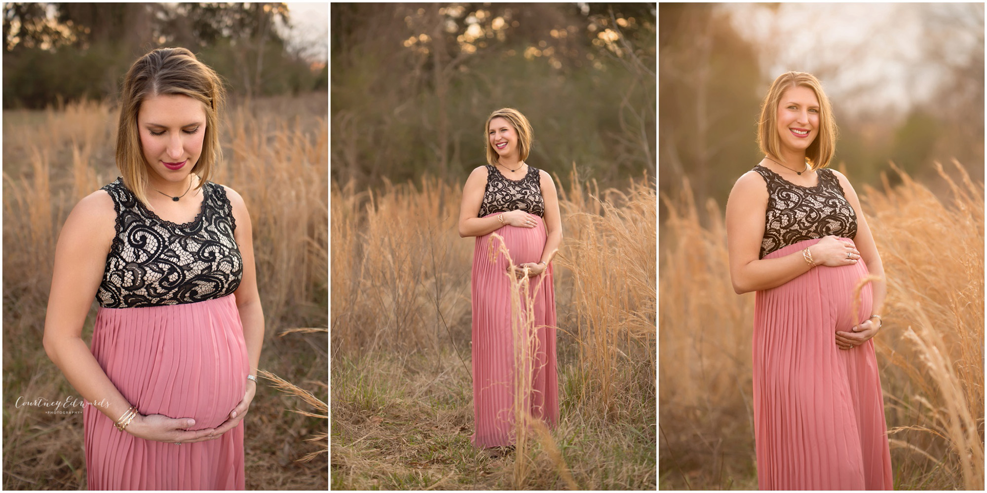 memphis maternity session in field
